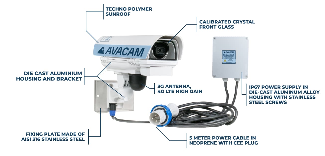 landslide monitoring: Avacam camera features 