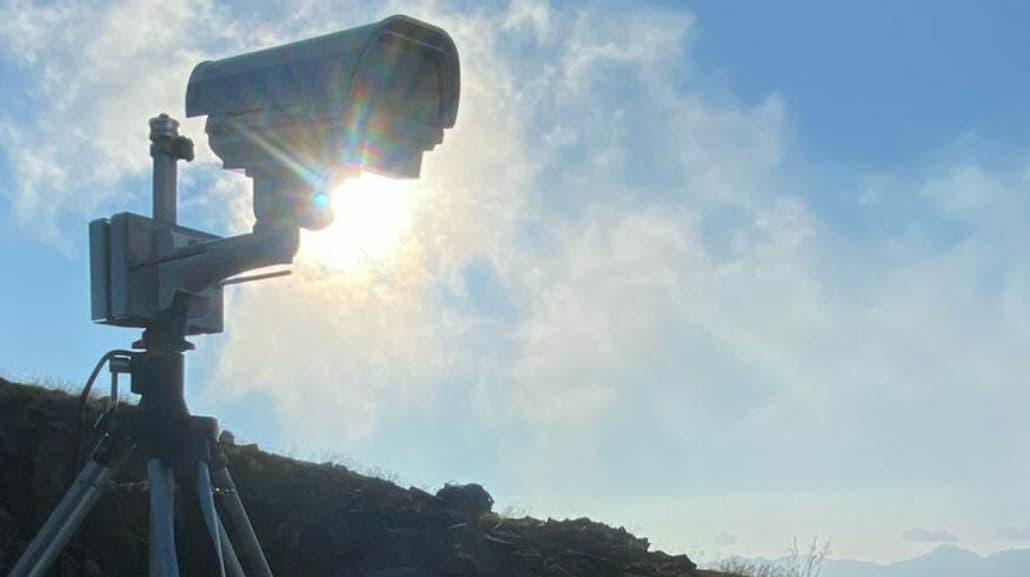 camera Avacam posizionata sulle montagne