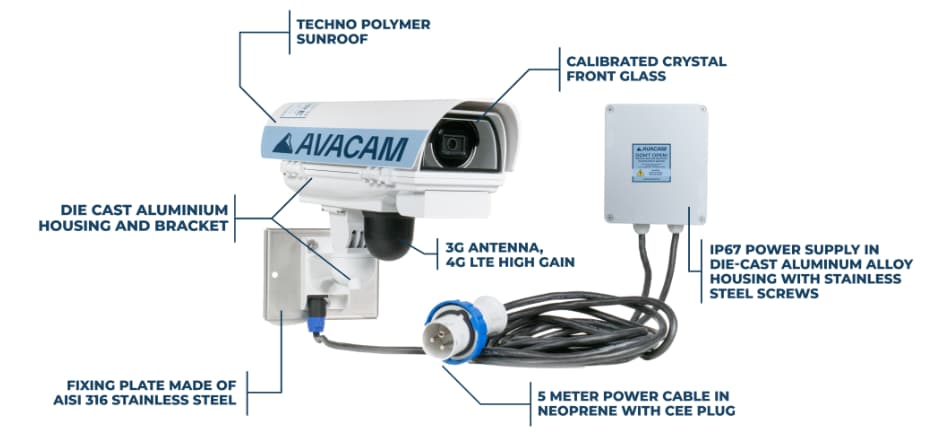 landslide monitoring with AI: features of avacam camera