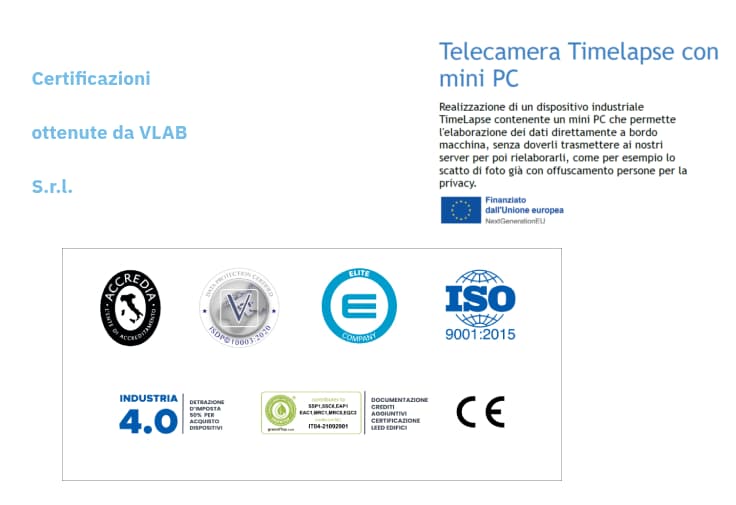 Certification timelapselab